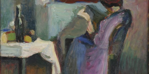 Musée des beaux-Arts de Reims, Département des Arts Graphiques Henri Matisse. Liseuse en robe violette, Reims, Musée des Beaux-Arts (inv. 949.1.40). Photo : Christian Devleeschauwer