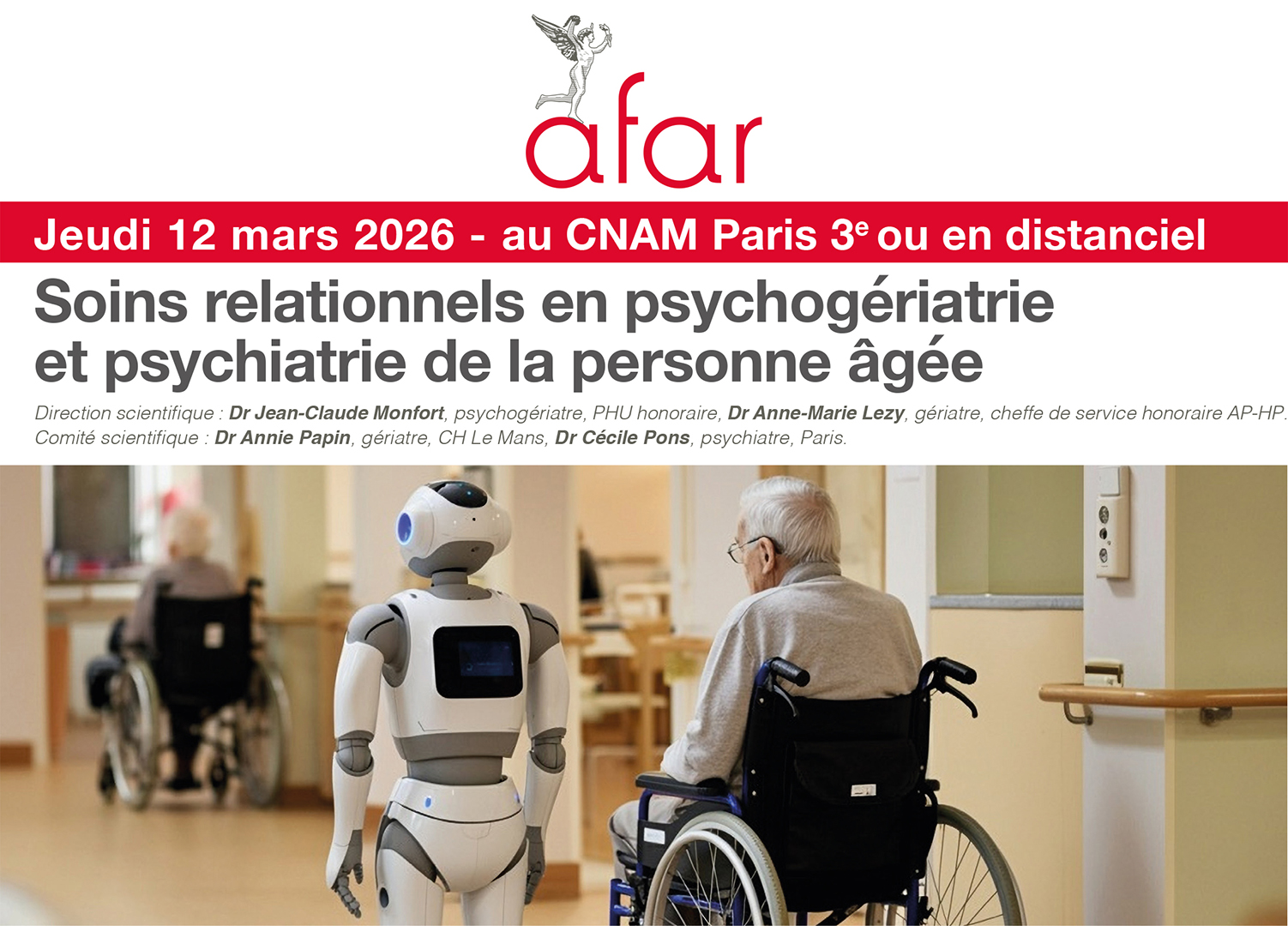 33e colloque Afar – Soins relationnels en psychogériatrie et psychiatrie de la personne âgée